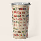 Vintage Flags of the World Chart (1863) Travel Mug Gallery Image 2