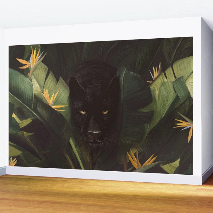 Hello Panther! Wall Mural Gallery Image 2
