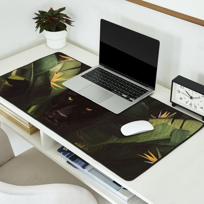 Hello Panther! Desk Mat Gallery Image 2