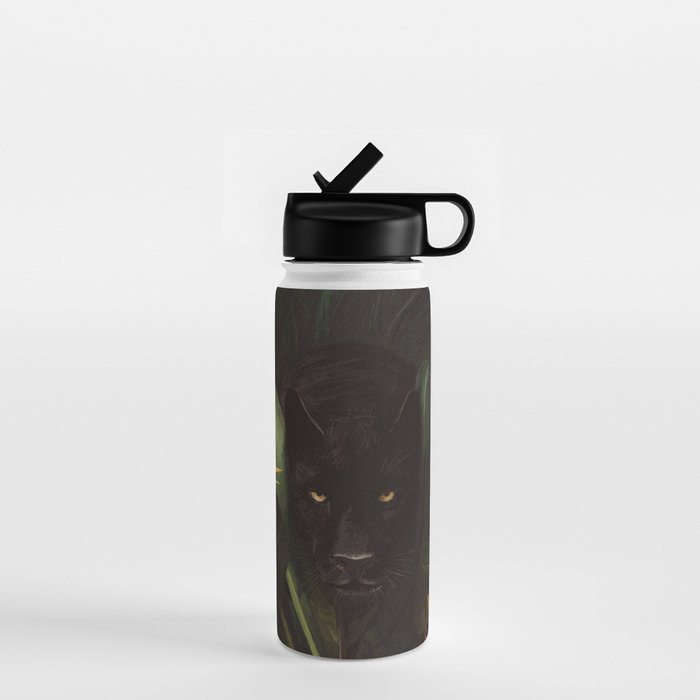 Hello Panther! Water Bottle Gallery Image 1