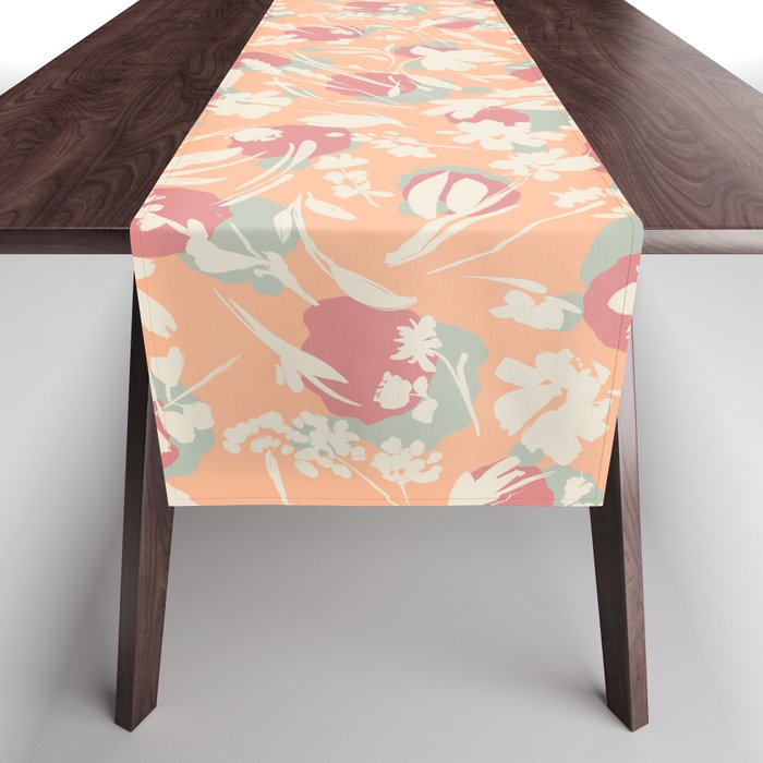 Abstract wild garden SM Table Runner Gallery Image 1