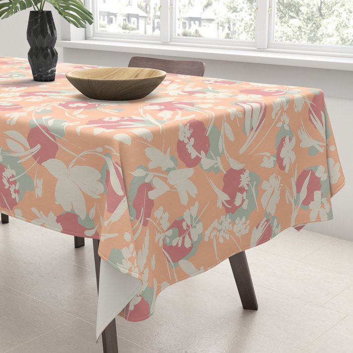 Abstract wild garden SM Tablecloth Gallery Image 3