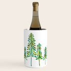 Pine Trees - Green Palette Wine Chiller Gallery Image 2