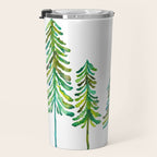 Pine Trees - Green Palette Travel Mug Gallery Image 3