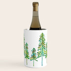 Pine Trees - Green Palette Wine Chiller Gallery Image 3