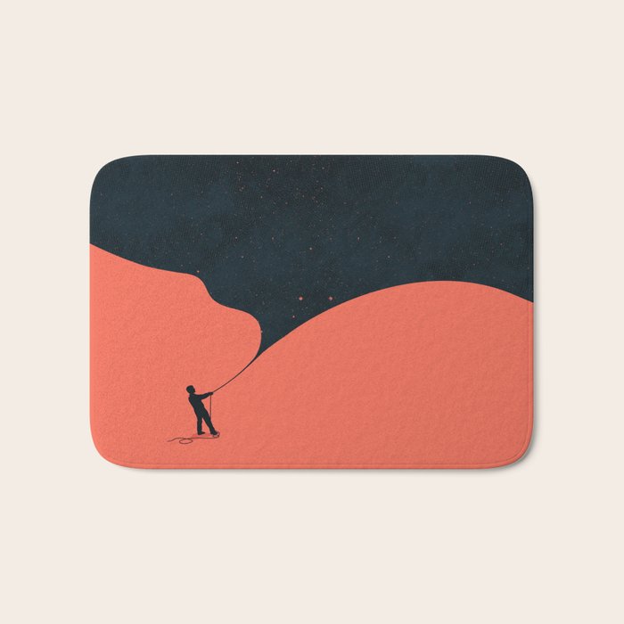 Night fills up the sky Bath Mat Gallery Image 1