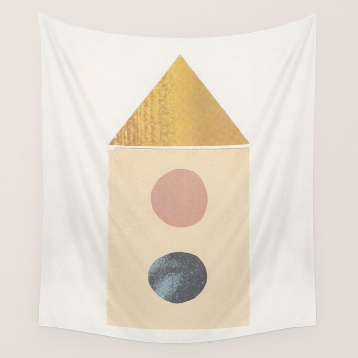 Paper City #2 Wall Tapestry Gallery Image 4