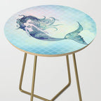 Watercolor Mermaid Side Table Gallery Image 2