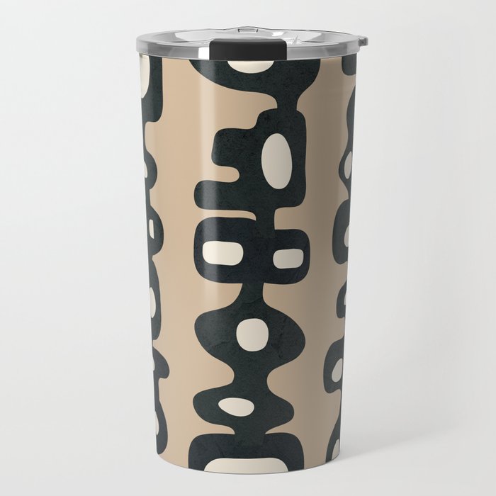 Mid-Century Abstract Balance 01 Travel Mug Gallery Image 1