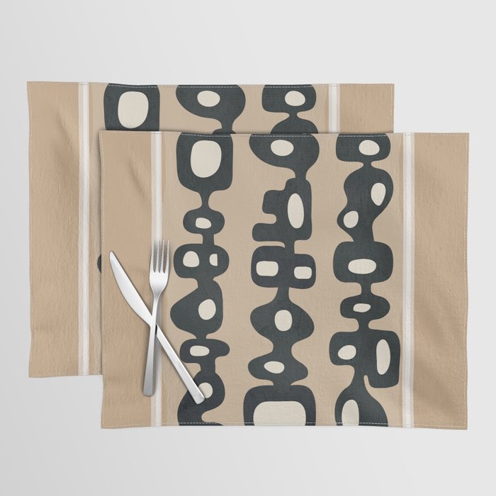 Mid-Century Abstract Balance 01 Placemat Gallery Image 1