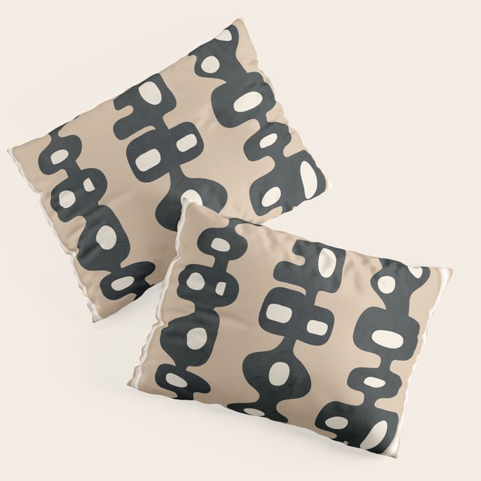 Mid-Century Abstract Balance 01 Pillow Sham Gallery Image 1
