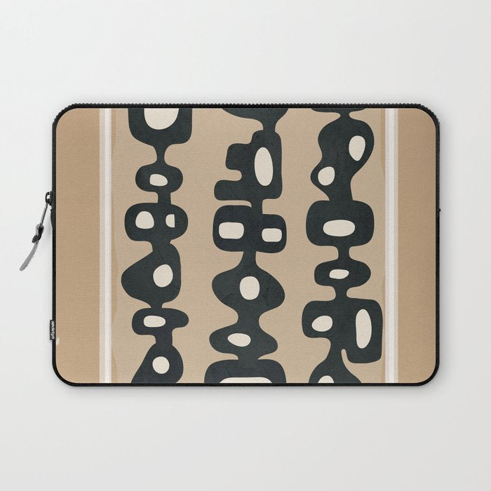 Mid-Century Abstract Balance 01 Laptop Sleeve Gallery Image 1