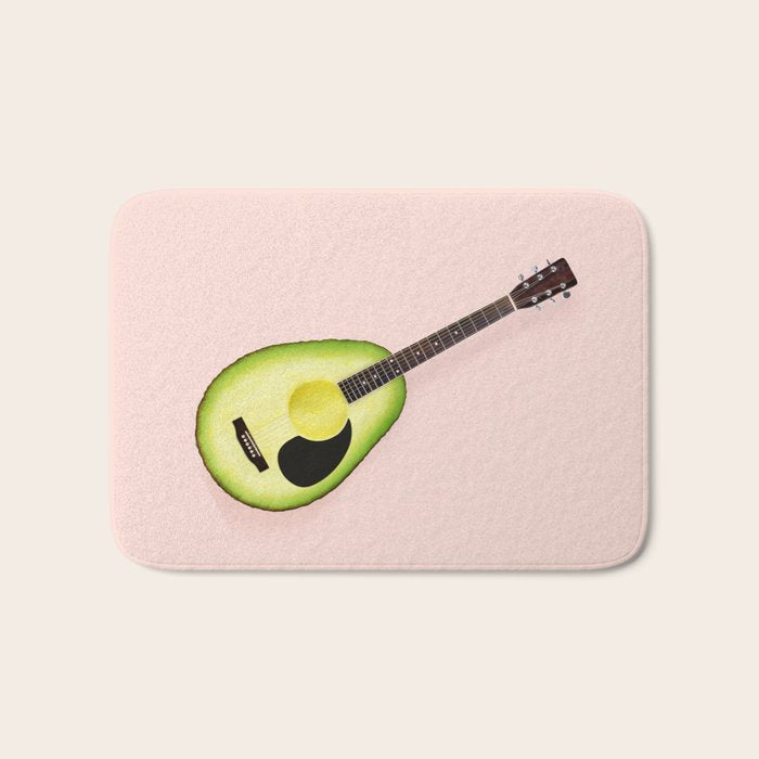 AVOCADO GUITAR Bath Mat Gallery Image 1