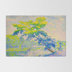 Bending Tree 1905 Henri-Edmond Cross Neo-Impressionism Pointillism Oil Painting Rug Gallery Image 2
