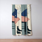 Serene Blue Window Curtain Gallery Image 3