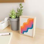 Vintage California Sun: Slanted Stripes Mini Art Print Gallery Image 2