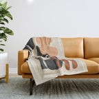 Organic Rhythms 7 Throw Blanket Gallery Image 1
