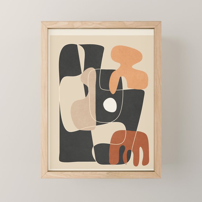 Organic Rhythms 7 Mini Art Print Gallery Image 1