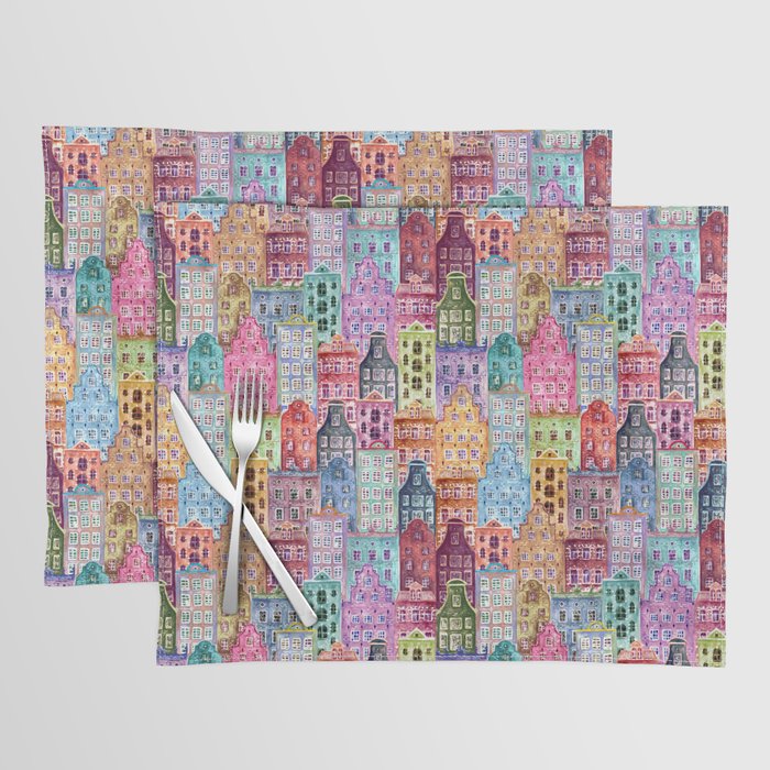 Vintage Gingerbread Town Placemat Gallery Image 1