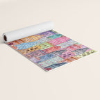 Vintage Gingerbread Town Yoga Mat Gallery Image 2