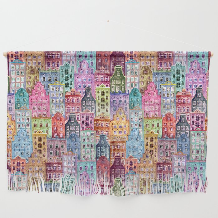 Vintage Gingerbread Town Wall Hanging Gallery Image 1