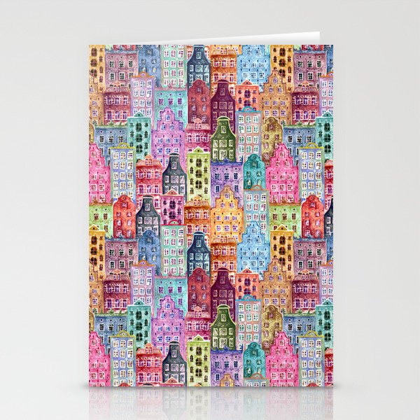 Vintage Gingerbread Town Stationery Card Gallery Image 2