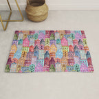 Vintage Gingerbread Town Rug Gallery Image 1