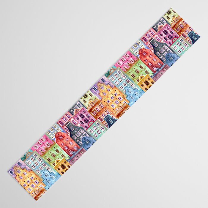 Vintage Gingerbread Town Table Runner Gallery Image 3