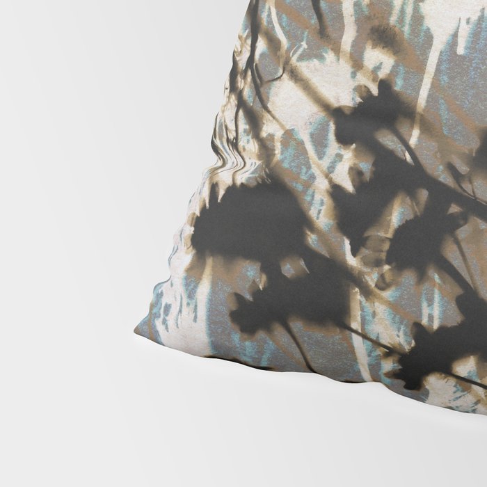 Magic in the Ordinary #12 / Cyan & Grey Pillow Sham Gallery Image 4
