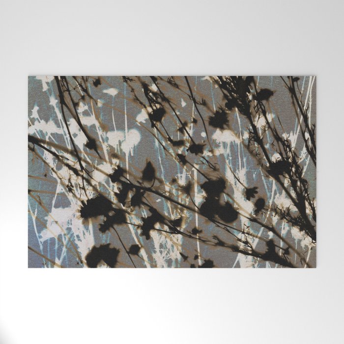 Magic in the Ordinary #12 / Cyan & Grey Welcome Mat Gallery Image 1