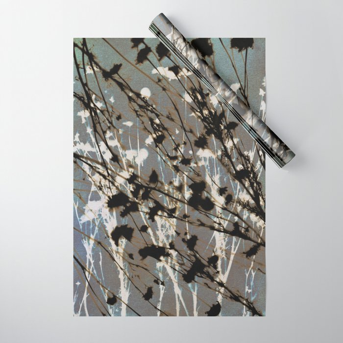 Magic in the Ordinary #12 / Cyan & Grey Wrapping Paper Gallery Image 1