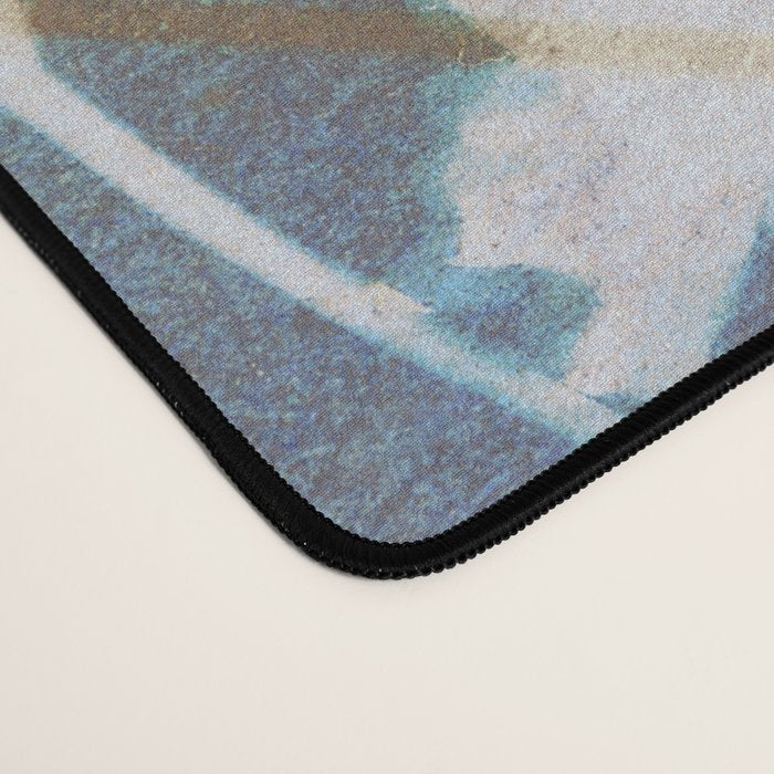 Magic in the Ordinary #12 / Cyan & Grey Desk Mat Gallery Image 4
