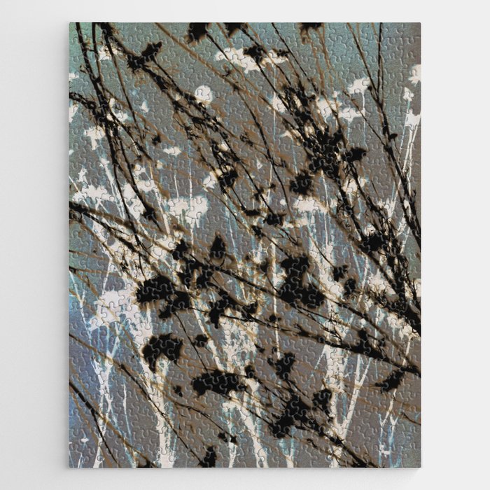 Magic in the Ordinary #12 / Cyan & Grey Jigsaw Puzzle Gallery Image 1