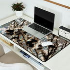 Magic in the Ordinary #12 / Cyan & Grey Desk Mat Gallery Image 2