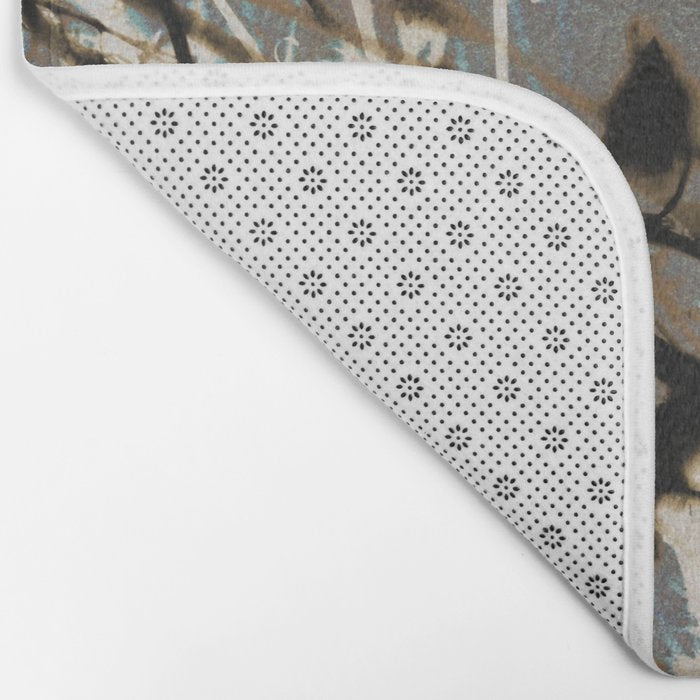 Magic in the Ordinary #12 / Cyan & Grey Bath Mat Gallery Image 2