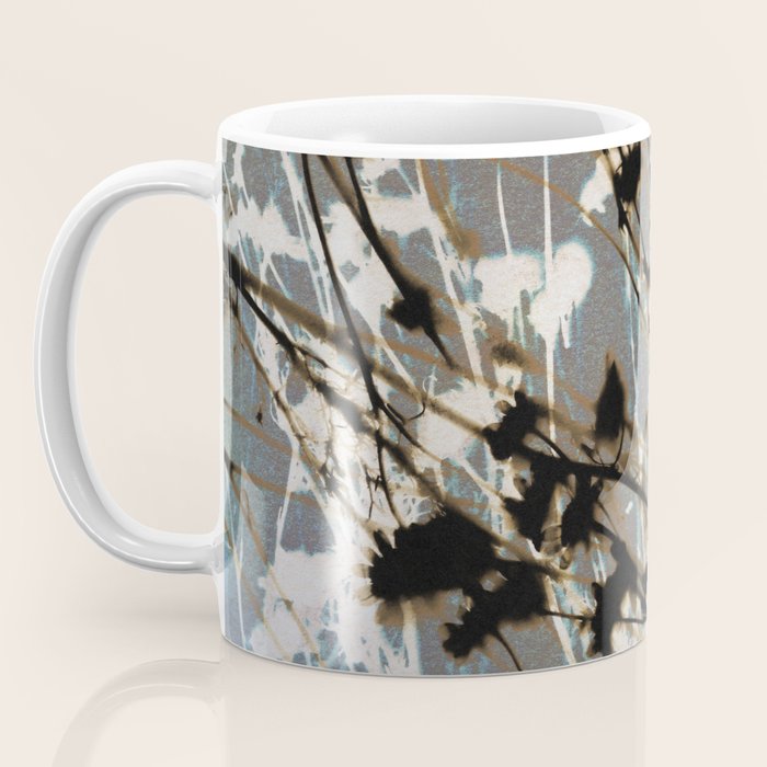 Magic in the Ordinary #12 / Cyan & Grey Coffee Mug Gallery Image 3