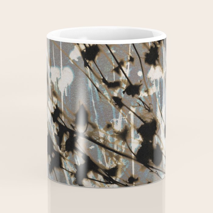 Magic in the Ordinary #12 / Cyan & Grey Coffee Mug Gallery Image 4