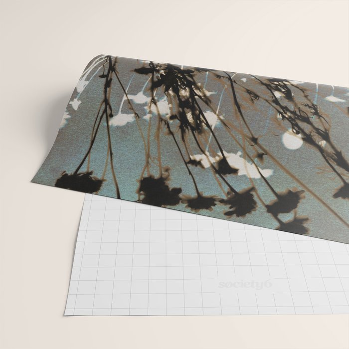 Magic in the Ordinary #12 / Cyan & Grey Wrapping Paper Gallery Image 2