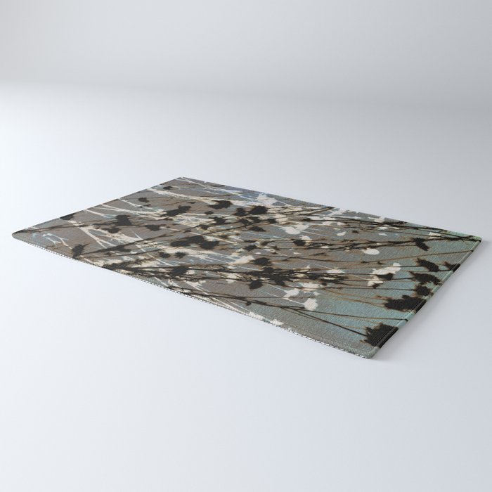 Magic in the Ordinary #12 / Cyan & Grey Rug Gallery Image 3