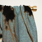 Magic in the Ordinary #12 / Cyan & Grey Window Curtain Gallery Image 2