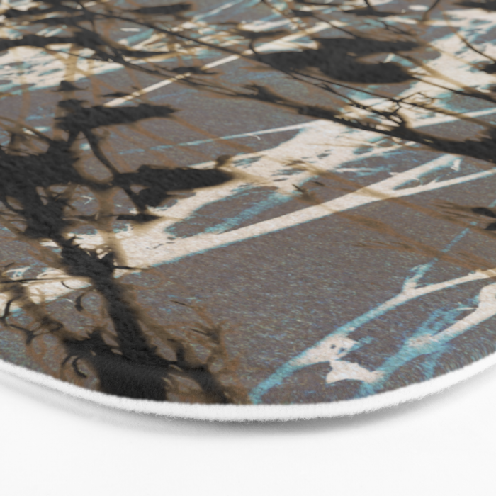 Magic in the Ordinary #12 / Cyan & Grey Bath Mat Gallery Image 3