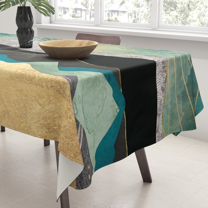 Peacock Vista Tablecloth Gallery Image 3