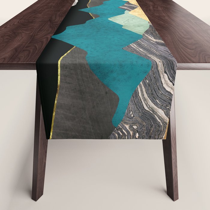 Peacock Vista Table Runner Gallery Image 1