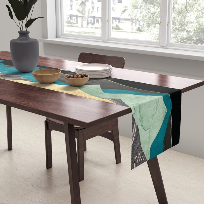 Peacock Vista Table Runner Gallery Image 2