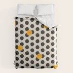 Brushed Strokes | Abstract Mid-Century Dots Pattern Comforter Gallery Image 6