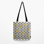Brushed Strokes | Abstract Mid-Century Dots Pattern Tote Bag Gallery Image 2