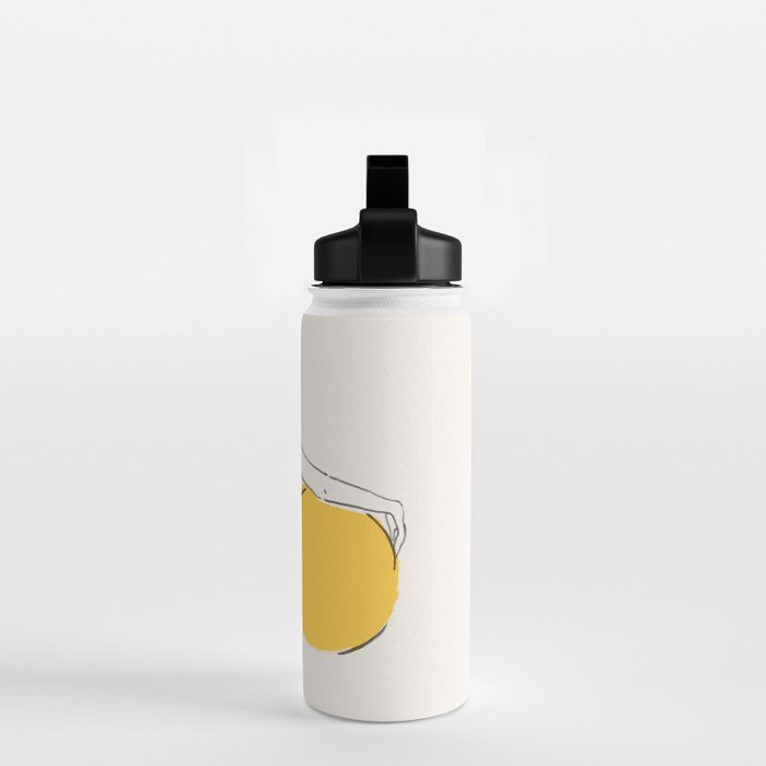 Summer ready - line drawing Water Bottle Gallery Image 2