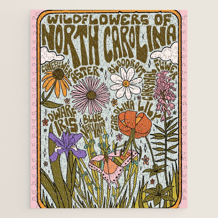 North Carolina Wildflower Jigsaw Puzzle Gallery Image 1
