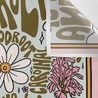 North Carolina Wildflower Wall Tapestry Gallery Image 3