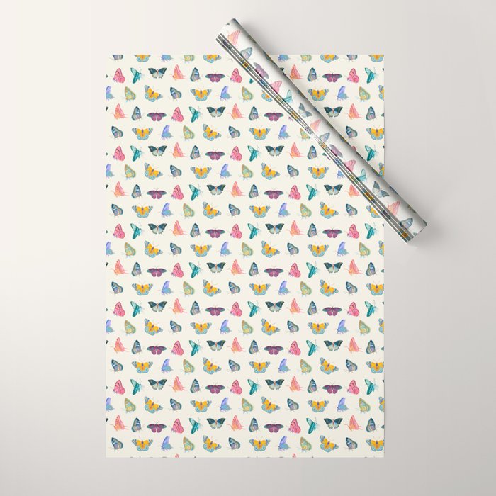 Tropical Butterflies Wrapping Paper Gallery Image 1